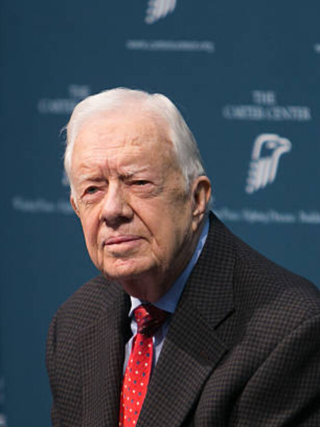 The 39th US President, Jimmy Carter, receives hospice care